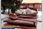 Monument «Poltava dumplings». Christmas in Dikanka. Tours from Kiev on Ukrainian Tour (044) 360 5737