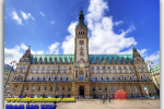 Hamburg Town Hall. Hamburg Germany. Travel from Kiev to Ukrainian Tour (044) 360 5737